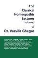 Classical Homeopathic Lectures - Volume J, Vassilis Ghegas
