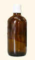 Flacon en verre brun 100 ml avec bouchon et goutte à goutte lent - 68 pièces