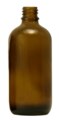 Brown glass bottles, 100 ml without fastening and dropper - 10 pieces