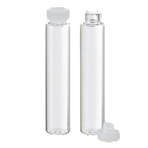 Rolled-edge glass vials 2g clear