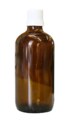 Brown glass bottles, 100 ml with closure and dropper U2