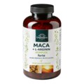 Maca+L-Arginin Komplex forte mit den Vitaminen C, B6, B12 und Zink - hochdosiert - 240 Kapseln - von Unimedica