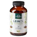 Leinöl mit pflanzlichen Omega Fettsäuren 3-6-9 - 1.000 mg - 120 Softgelkapseln - von Unimedica