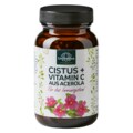 Cistus Herb plus natural Vitamin C from Acerola - with 384 mg cistus extract per capsule - 90 capsules - from Unimedica