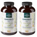 2er-Sparset: Omega 3 Fischöl - aus nachhaltigem Fischfang - 1000 mg - 2 x 400 Kapseln - von Unimedica