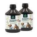 2er-Sparset: Schwarzkümmelöl für Hunde und Pferde - kaltgepresst -  2 x 500 ml - von Uniterra