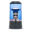 Lotus FONTANA® Klassik MINI BLAU - Anthrazit - 5 l Glas-Wasserspender komplett mit Filter