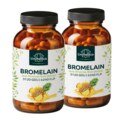 2er-Sparset: Bromelain - 1040 mg pro Tagesdosis - 1200 GDU/g - mit magensaftresistenten DR® Caps - 2 x 120 Kapseln - von Unimedica