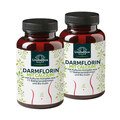 Lot de 2: Darmflorin avec calcium - avec complexe de cultures de 17 souches bactériennes et inuline BIO - 2 x 180 gélules - par Unimedica