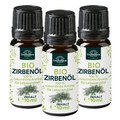 3er-Set: Bio Zirbenöl - 100% naturreines Arvenöl - Zirben-Aroma - ätherisches Öl - 3 x 10 ml - von Unimedica