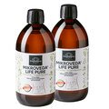 Set: MikroVeda (R) Life Pure - biotic enzyme ferment - organic quality - 33 bacterial strains - live microorganism complex - naturally symbiotic - 2 x 500 ml - from Unimedica
