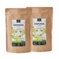 Set: Damiana Tea - 2 x 100 g - Turnera diffusa  loose herbal tea - incense  tobacco substitute - from Unimedica