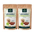 Set: Insect Treats for Dogs  natural dog snacks with high-quality protein  supplementary animal food  2 x 150 g  by Uniterra