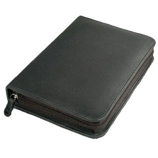 60 - Remedy case in soft-nappa-leather with empty brown glass vials/