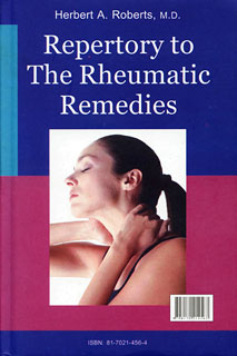 Repertory to The Rheumatic Remedies, Herbert Alfred Roberts