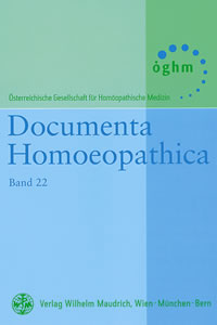Band 22 - Documenta Homoeopathica/ÖGHM