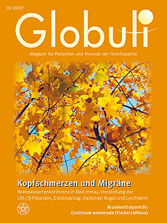 Globuli 2007/03 - Kopfschmerzen und Migräne/Zeitschrift