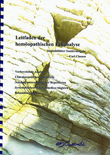 Leitfaden der homöopathischen Fallanalyse/Carl Classen