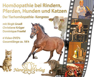 Homöopathie bei Rindern, Pferden, Hunden und Katzen - Der Tierhomöopathie-Kongress auf 6 DVD's/Birgit Gnadl / Christiane P. Krüger / Dominique Fraefel