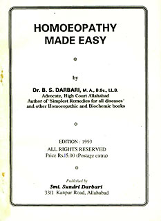 Homeopathy Made Easy/B.S. Darbari
