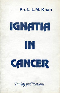 Ignatia in Cancer/L.M. Khan