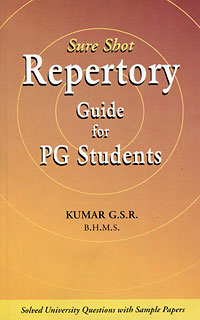Sure Shot Repertory Guide for PG Students/G.S.R. Kumar