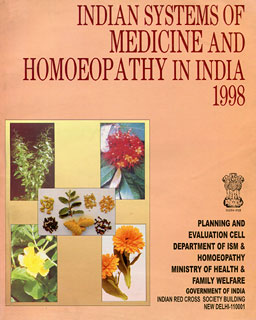 Indian Systems of Medicine and Homoeopathy in India 1998/Ministry of Health / Family Welfare