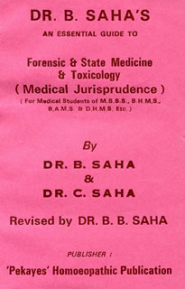 Medical Jurisprudence, B. Saha