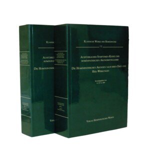 Ausführlicher Symptomen-Kodex - 2 Bände - DIN A5     7.1 und 7.2/Georg Heinrich Gottlieb Jahr