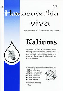 Homoeopathia viva 10-1 Kaliums/Zeitschrift