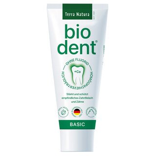 BIODENT basicS fluoridfrei - Zahncreme - 75 ml/