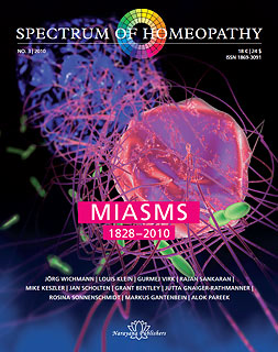 Spectrum of Homeopathy 2010-3, Miasms 1828 - 2010/Narayana Verlag