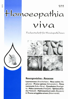 Homoeopathia viva 11-1 Rosengewächse/Zeitschrift