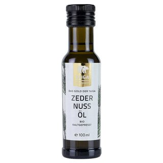 Zedernussöl kaltgepresst Bio - 100 ml