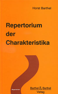 Repertorium der Charakteristika, Horst Barthel