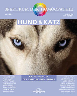Spektrum der Homöopathie 2011-3, Hund und Katz - Mängelexemplar/Narayana Verlag