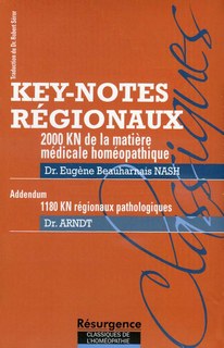 Key-Notes Régionaux de la Matière Medicale, Eugene Beauharnais Nash