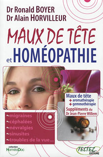 Maux de tête et homéopathie/Alain Horvilleur / Roland Boyer