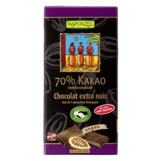 Dark Chocolate 70% Cocoa (Rapadura) Chocolate -Bio- 80 g/