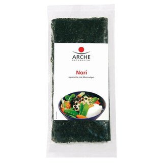 Nori-Algen ungeröstet - Arche Naturküche - 10 Blätter (25 g)