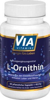 L-Ornithine - 60 gélules   recommandé par Andreas Moritz/