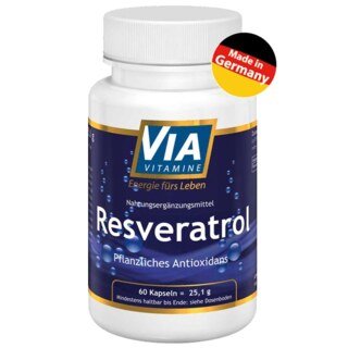 Resveratrol - 60 gélules végétales/