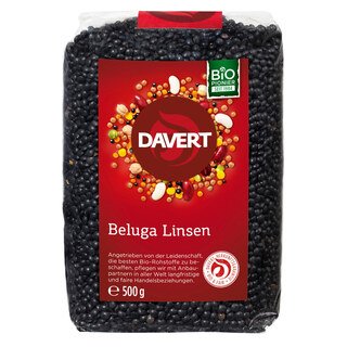 Beluga Linsen, schwarz 500 g/