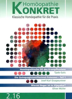 Homöopathie Konkret 2016/2, Homöopathie Forum e.V.
