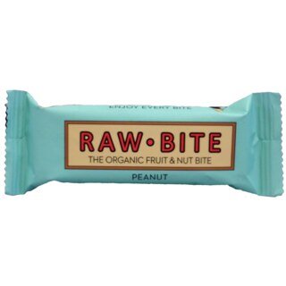 Raw Bite Riegel Bio - Peanut - 50 g