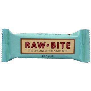 Raw Bite Rohkost Riegel Bio - Peanut - 50 g