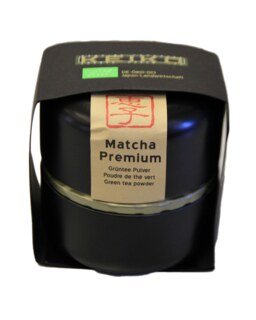 Matcha Premium - Grüntee Pulver - 30 g Dose - Sonderangebot kurze Haltbarkeit/