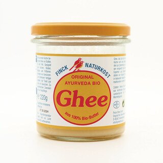 Ghee Bio - Ayurvedisches Butterfett 220 g/
