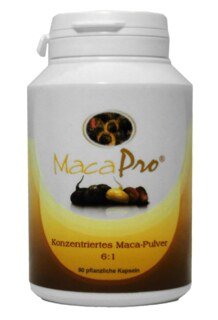 Maca Pro® Kapseln Bio - konzentriertes Pulver aus der dunklen Maca Wurzel - 90 Kapseln/