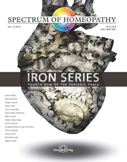Spectrum of Homeopathy 2016-3, Iron series, Narayana Verlag